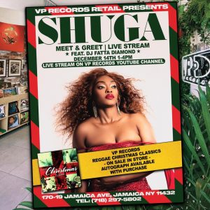 Reggae Artist Shuga to Host Meet & Greet at VP Records in Jamaica, Queens on December 14 