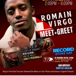 Record Store Day NY with Romain Virgo, Bass Odyssey